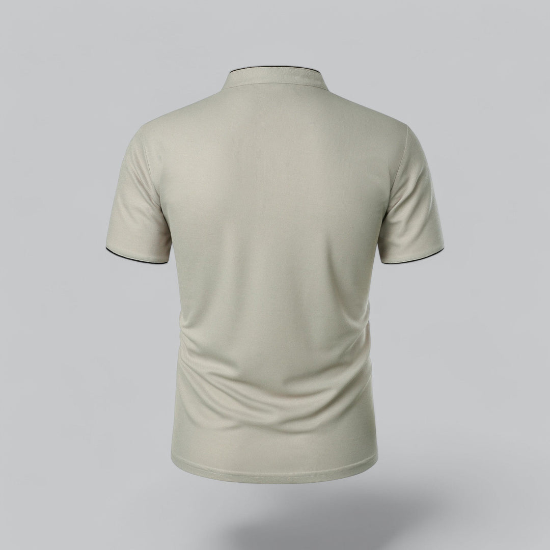 Polo da uomo senza colletto