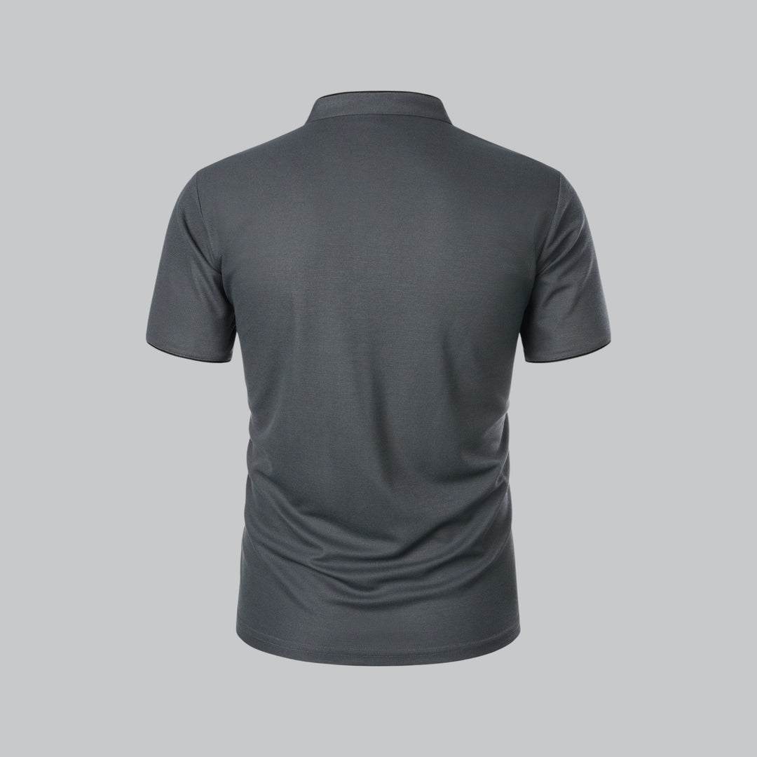 Polo da uomo senza colletto