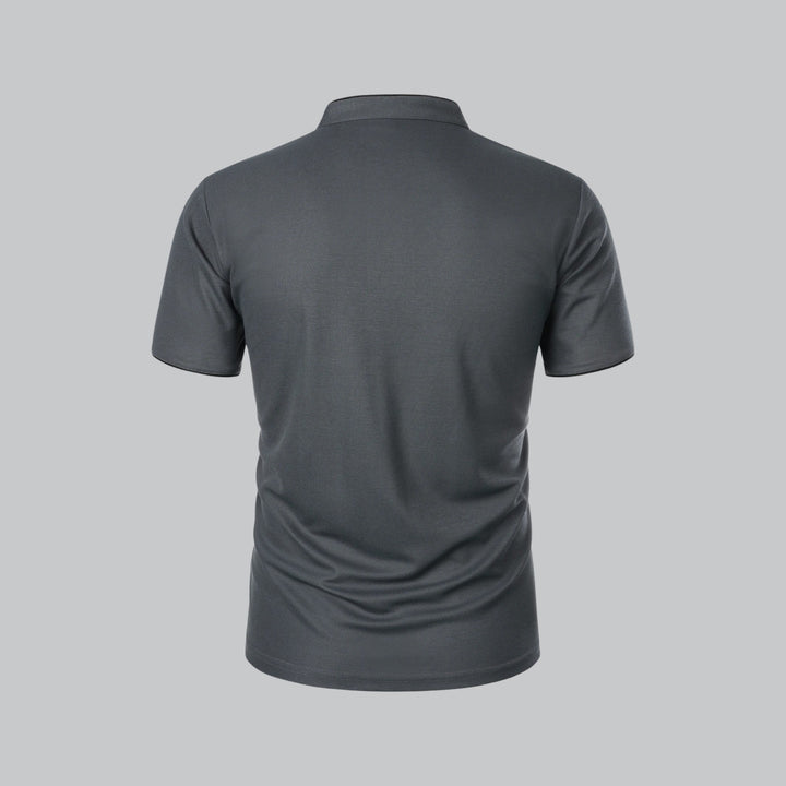 Polo da uomo senza colletto