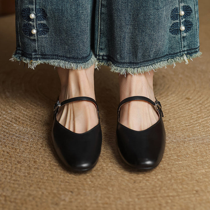 Ballerine Pelle Mandorla Classiche