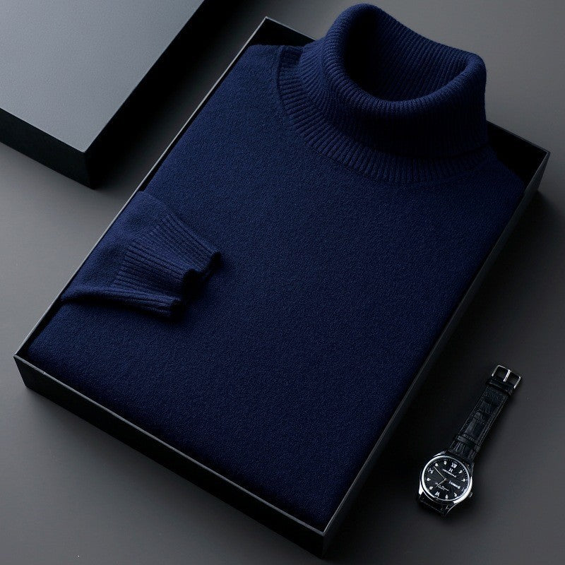 Colletto Dolcevita Lavorato a Maglia Elegante Invernale