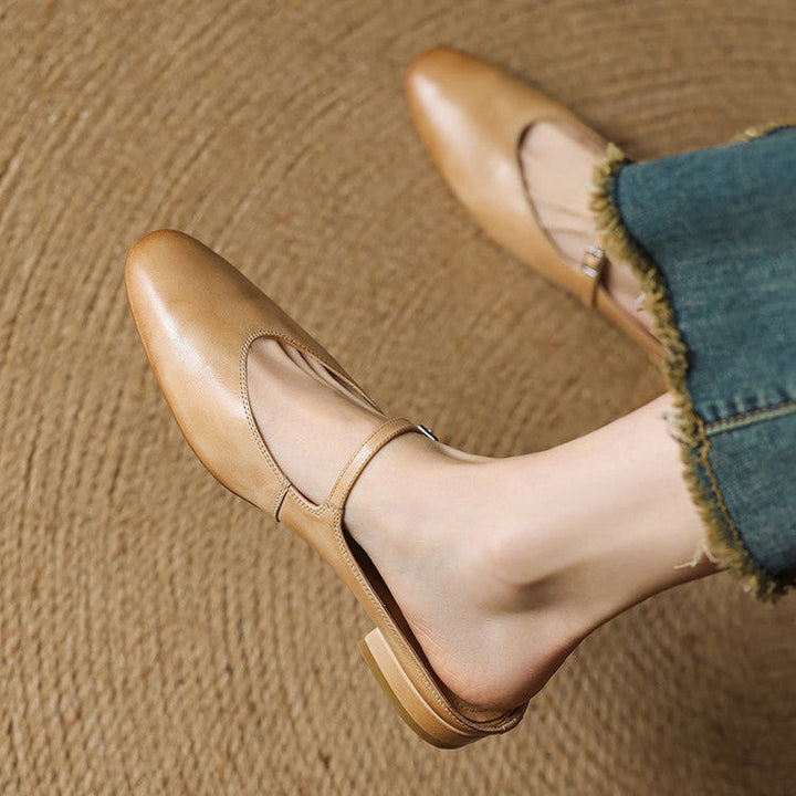 Ballerine Pelle Mandorla Classiche