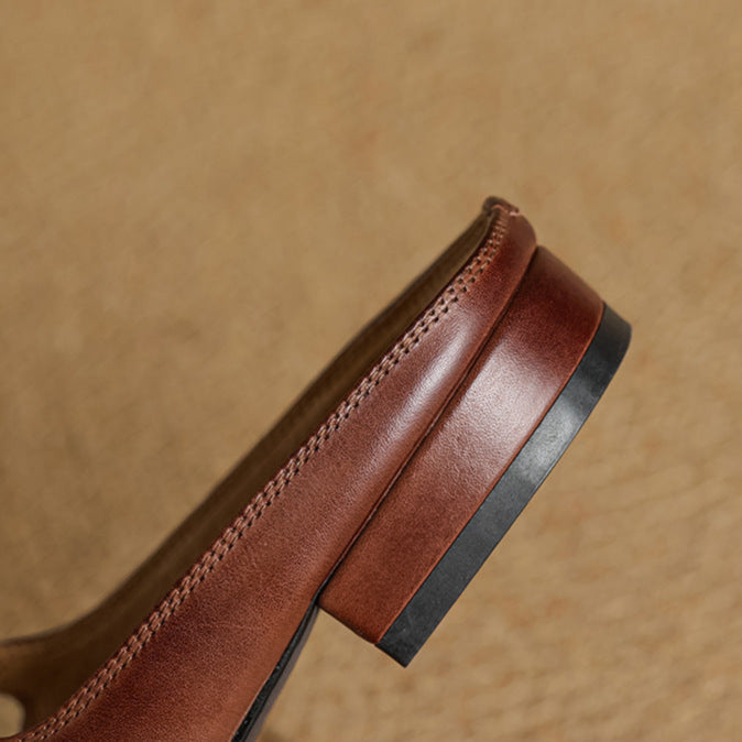 Ballerine Pelle Mandorla Classiche