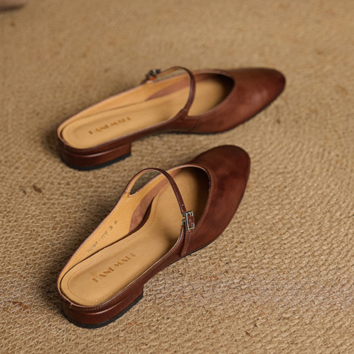 Ballerine Pelle Mandorla Classiche