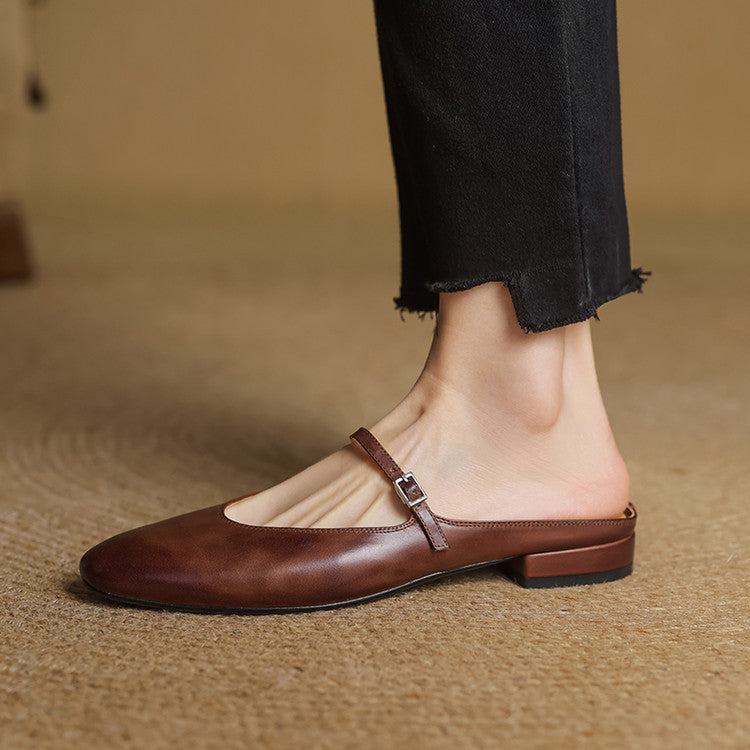 Ballerine Pelle Mandorla Classiche