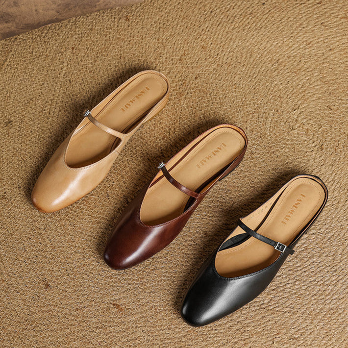 Ballerine Pelle Mandorla Classiche