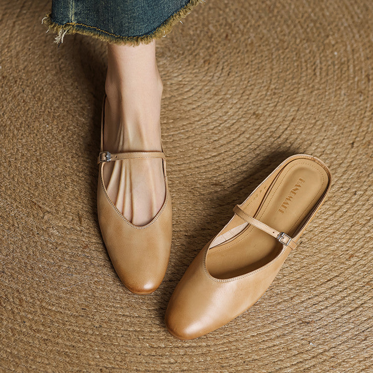 Ballerine Pelle Mandorla Classiche