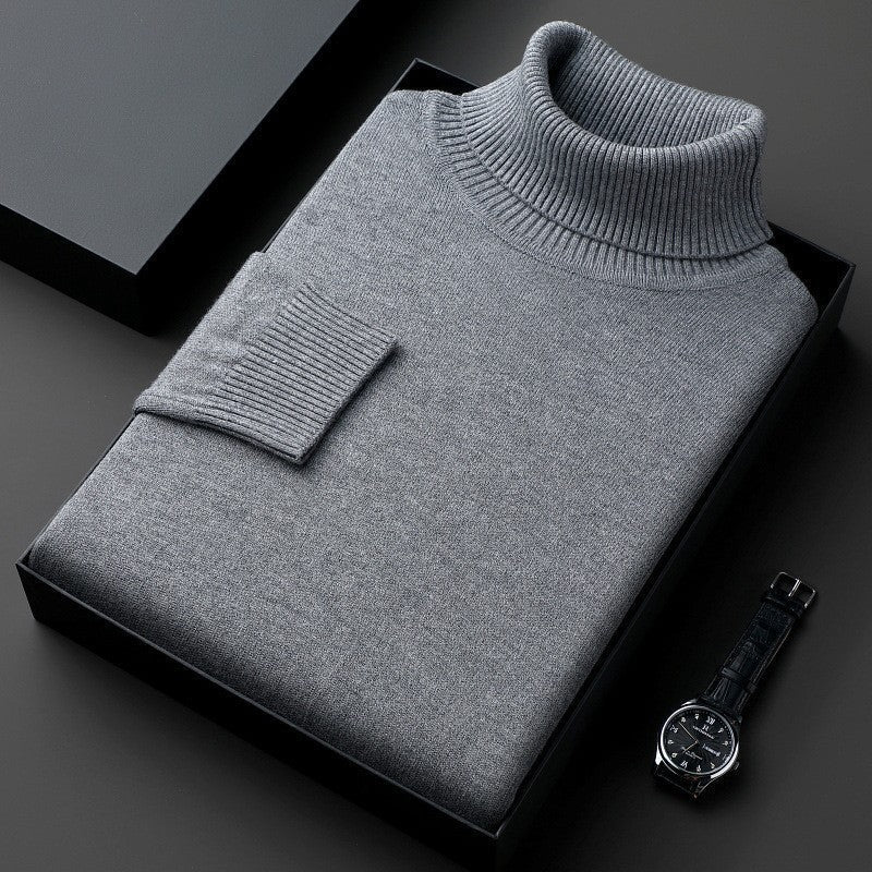 Colletto Dolcevita Lavorato a Maglia Elegante Invernale