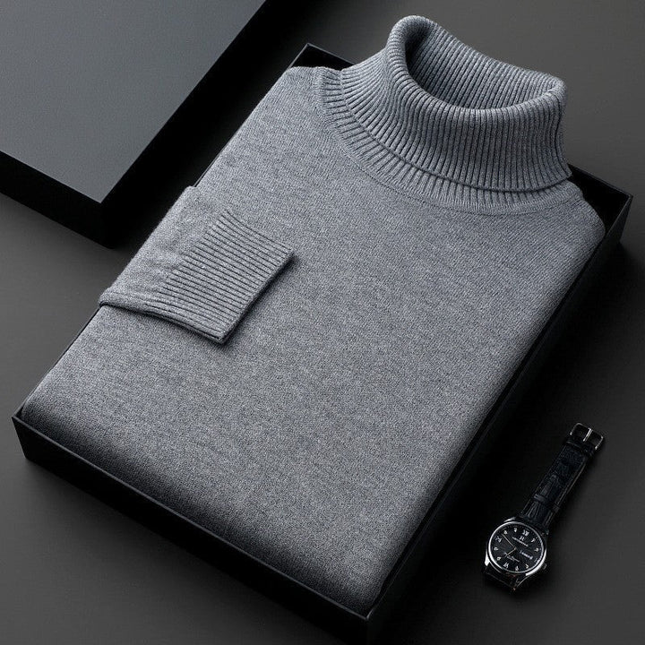 Colletto Dolcevita Lavorato a Maglia Elegante Invernale