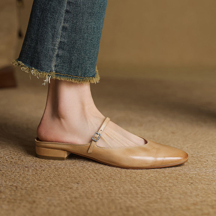 Ballerine Pelle Mandorla Classiche