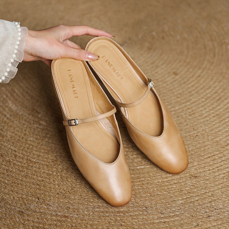 Ballerine Pelle Mandorla Classiche