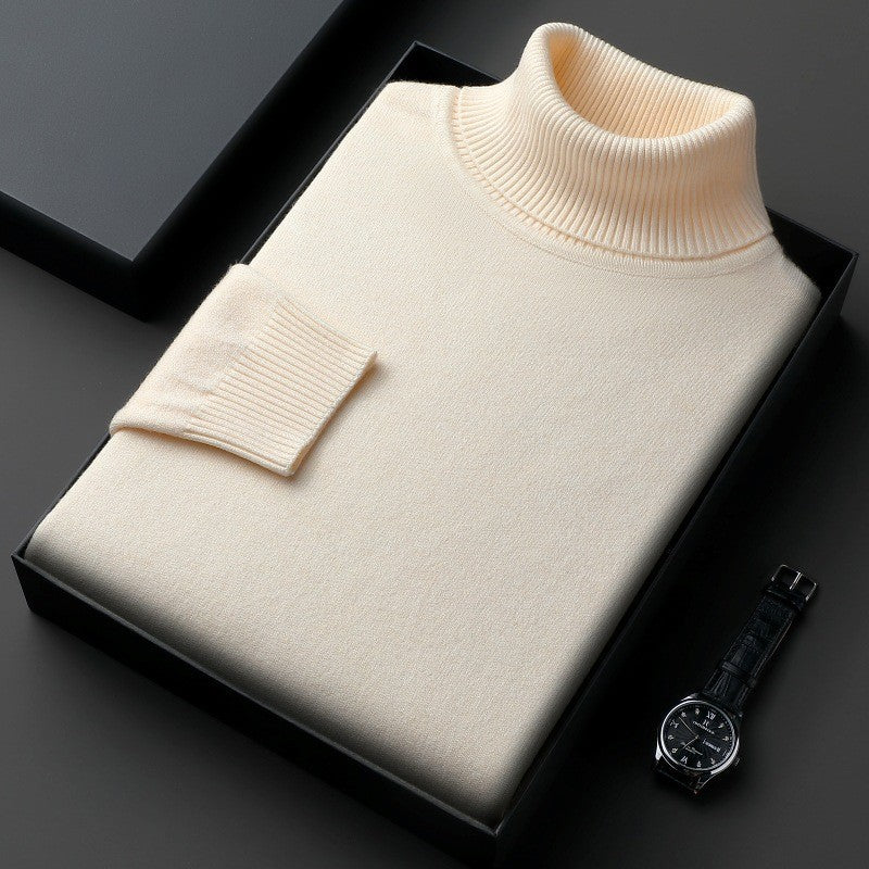 Colletto Dolcevita Lavorato a Maglia Elegante Invernale