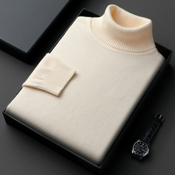 Colletto Dolcevita Lavorato a Maglia Elegante Invernale