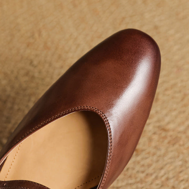 Ballerine Pelle Mandorla Classiche