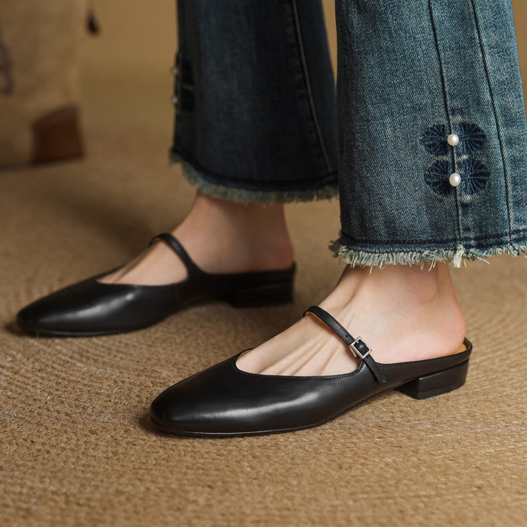 Ballerine Pelle Mandorla Classiche