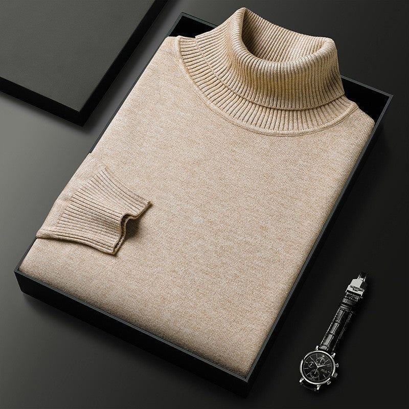 Colletto Dolcevita Lavorato a Maglia Elegante Invernale