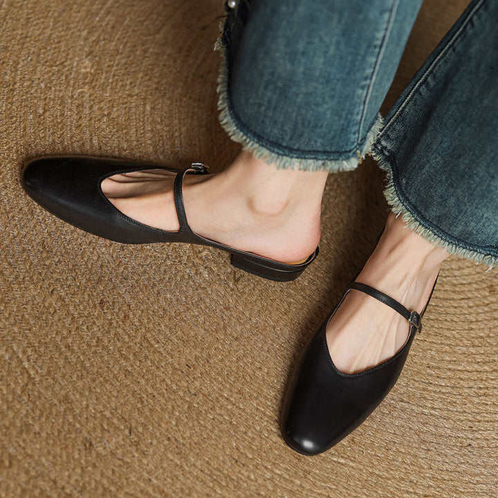 Ballerine Pelle Mandorla Classiche