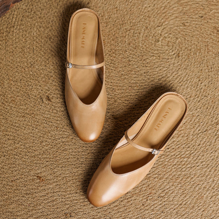 Ballerine Pelle Mandorla Classiche