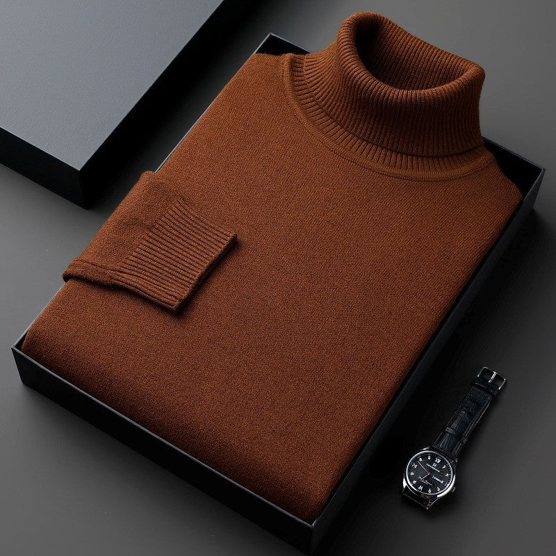 Colletto Dolcevita Lavorato a Maglia Elegante Invernale