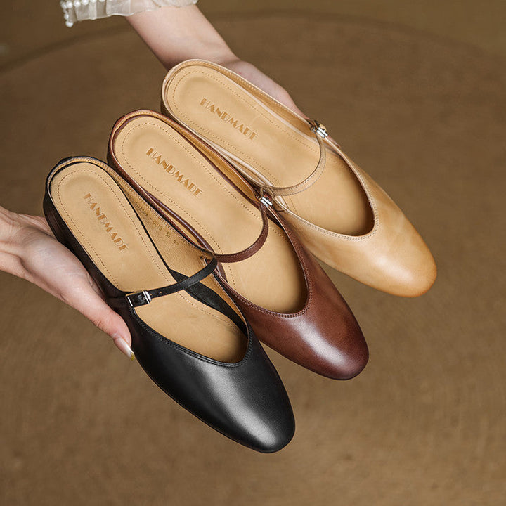 Ballerine Pelle Mandorla Classiche