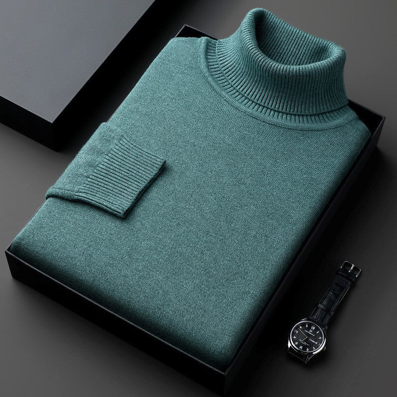 Colletto Dolcevita Lavorato a Maglia Elegante Invernale
