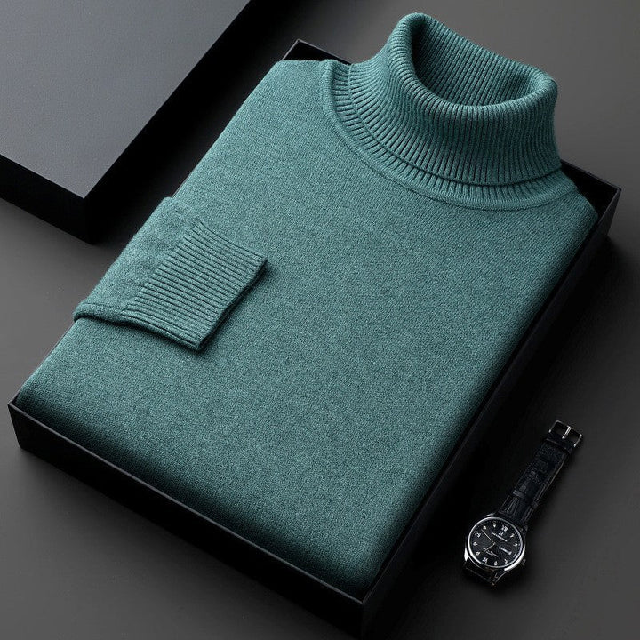 Colletto Dolcevita Lavorato a Maglia Elegante Invernale