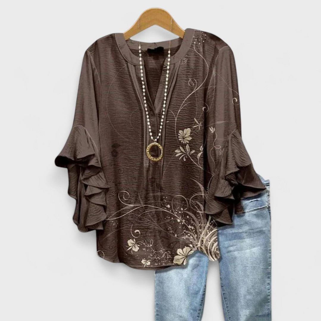 T shirt raffinata donna blusa estiva