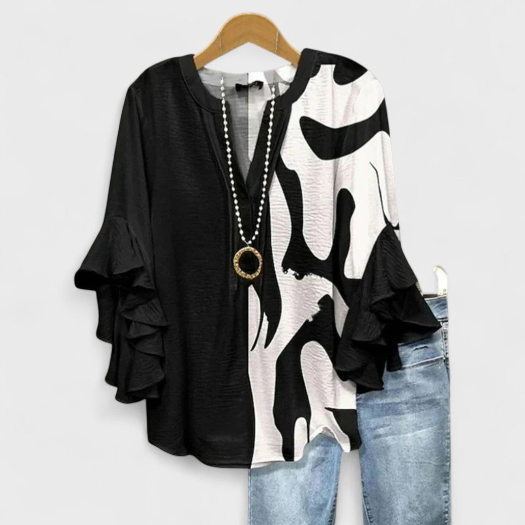 T shirt raffinata donna blusa estiva