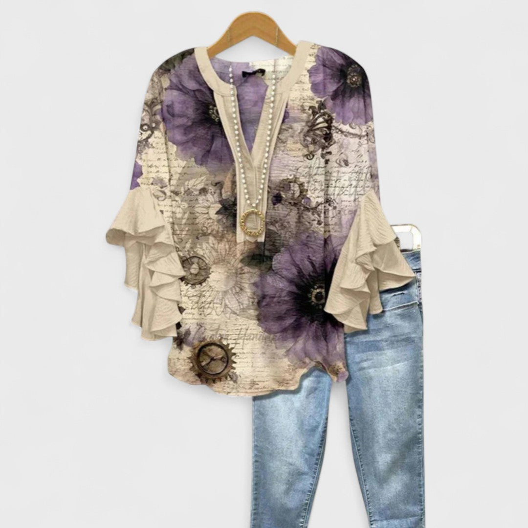 T shirt raffinata donna blusa estiva