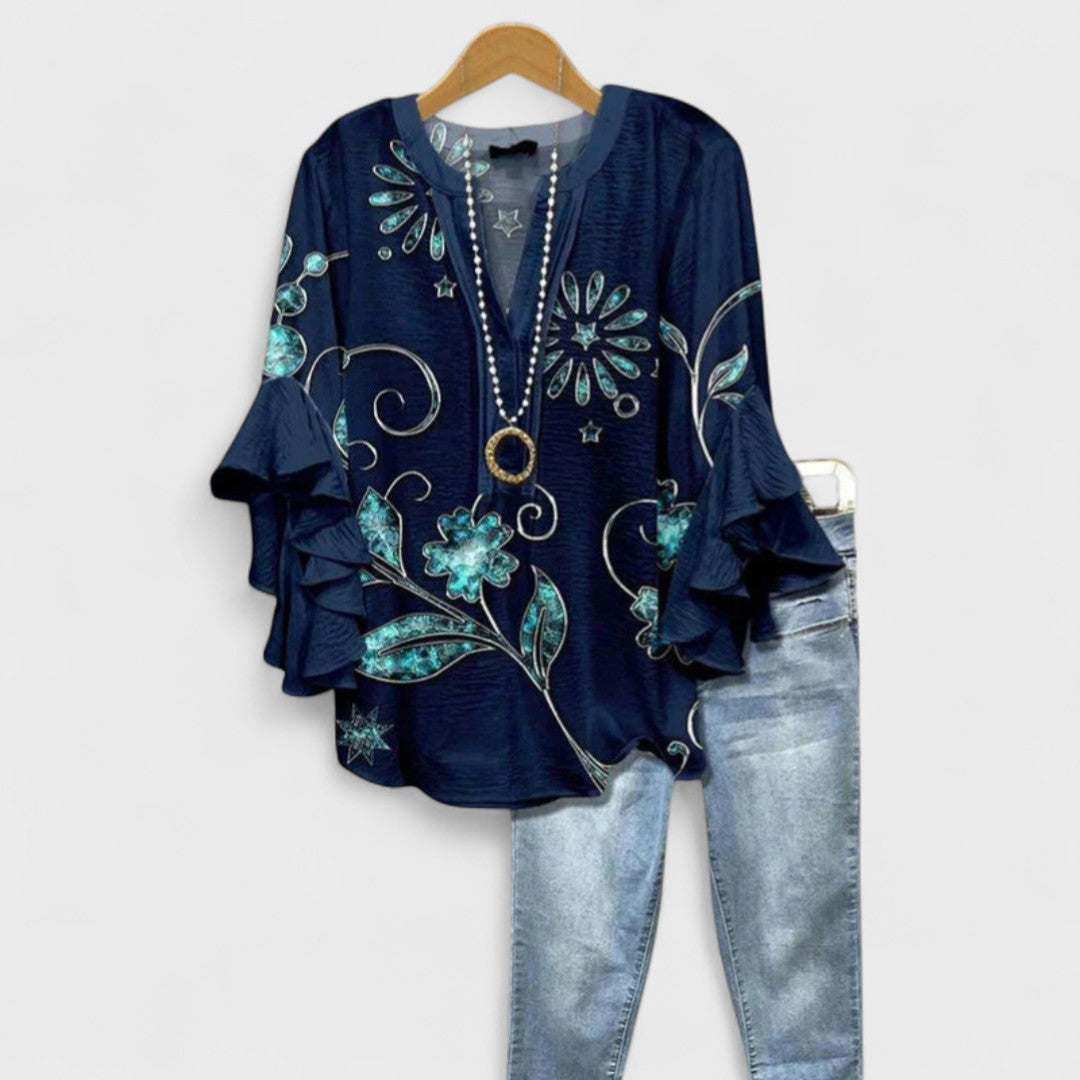 T shirt raffinata donna blusa estiva