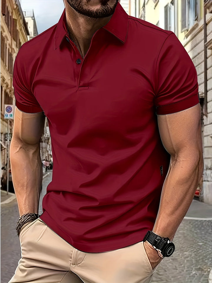 Polo uomo classico con colletto elegante