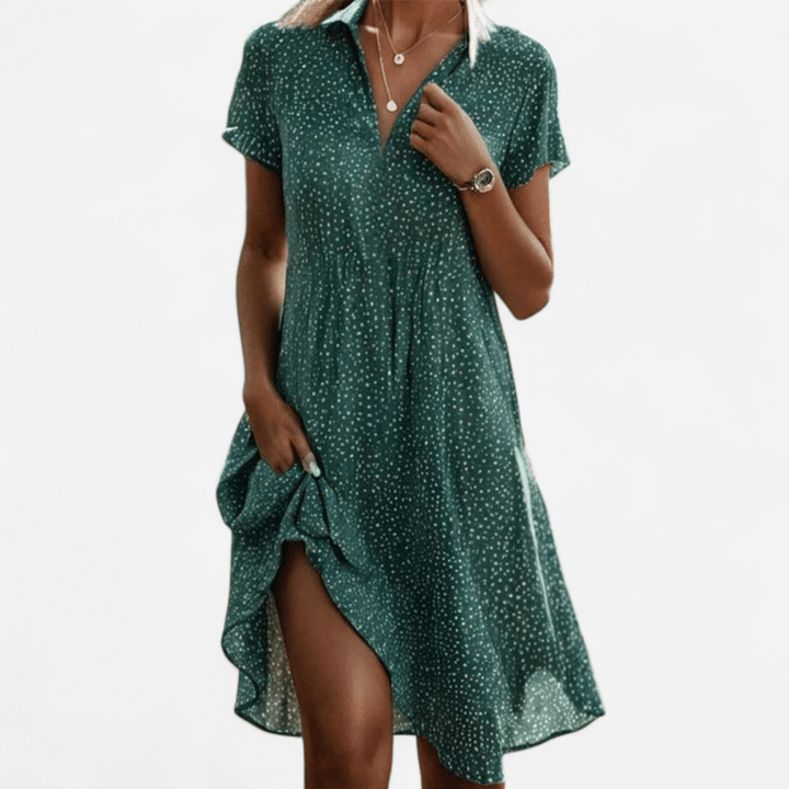 Elegante abito midi Alice in stile casual chic da tutti i giorni