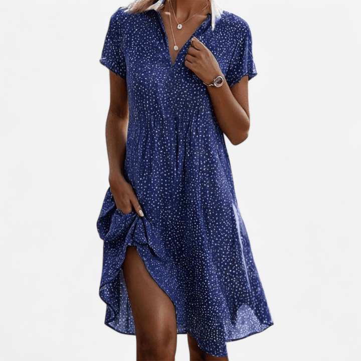 Elegante abito midi Alice in stile casual chic da tutti i giorni