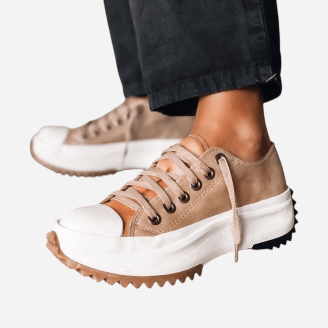 Comoda Scarpa Ortopedica Marley Pelle Plateau