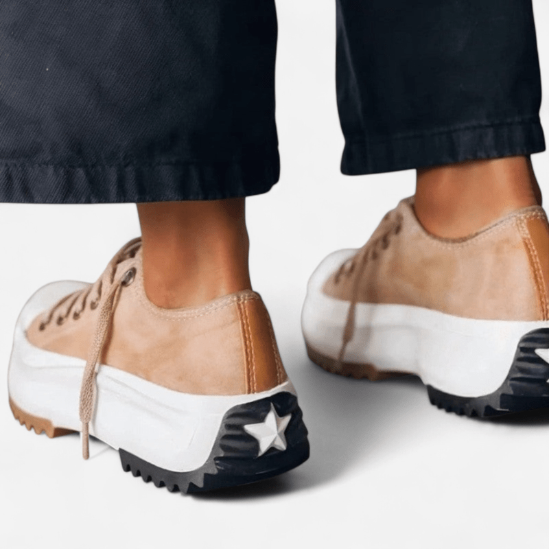 Comoda Scarpa Ortopedica Marley Pelle Plateau