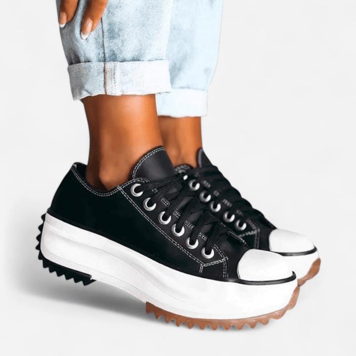 Comoda Scarpa Ortopedica Marley Pelle Plateau