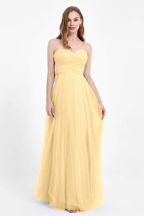 Abito cerimonia lungo elegante donna