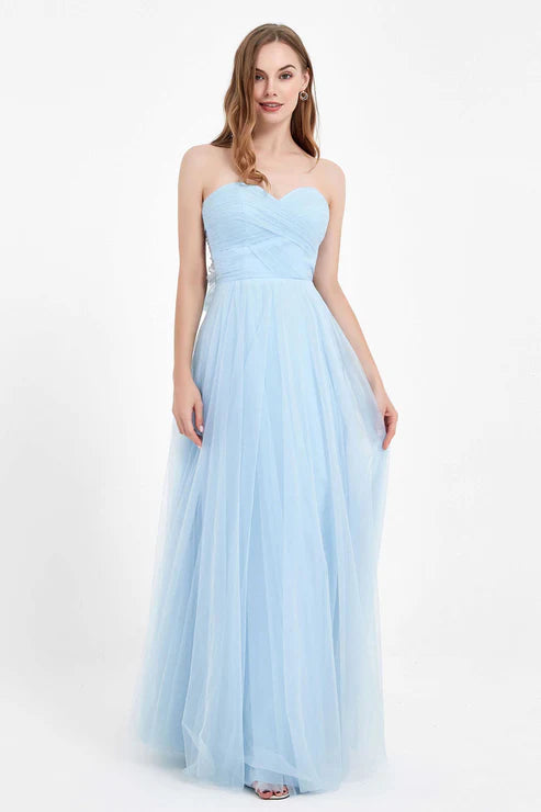 Abito cerimonia lungo elegante donna