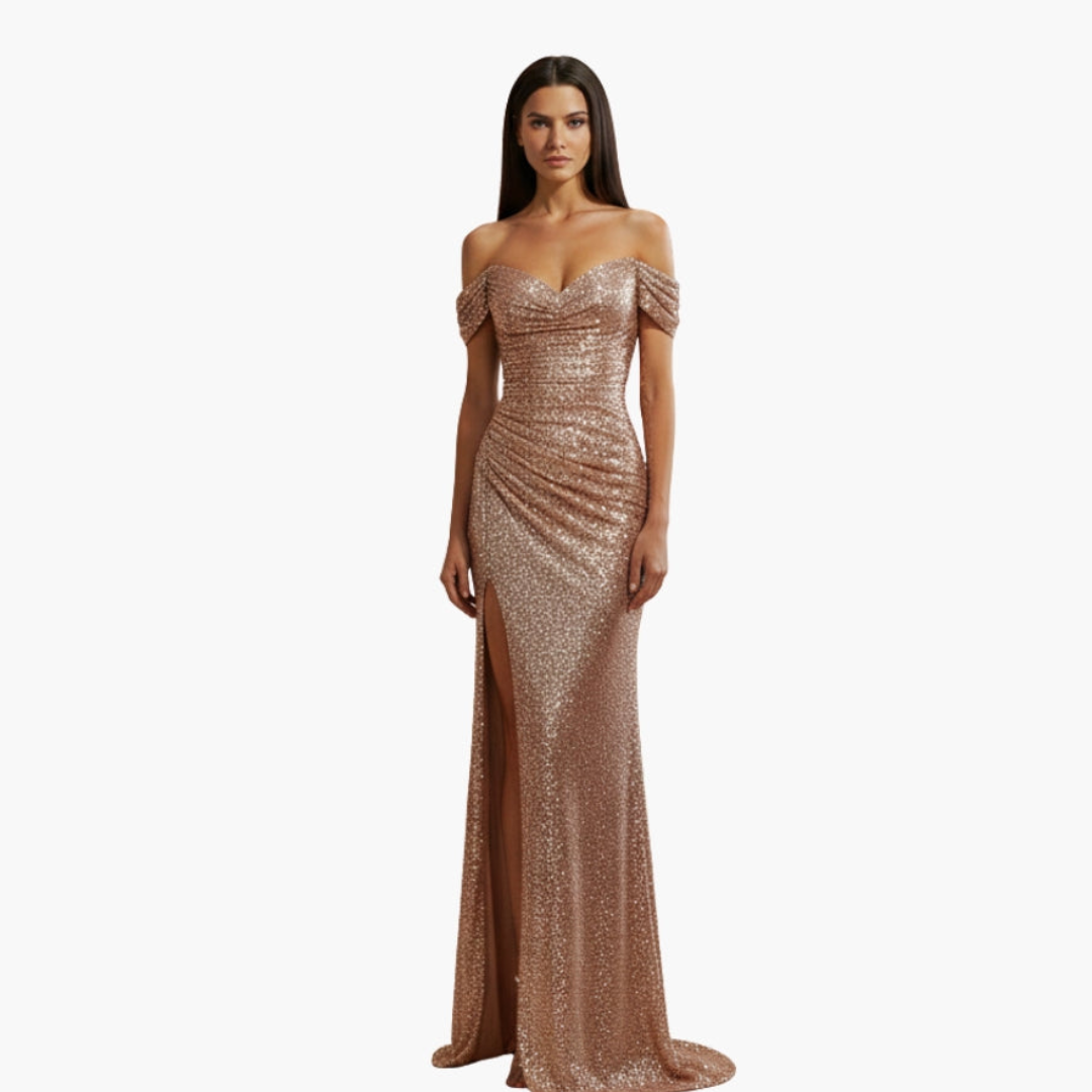 Abito da cerimonia lungo elegante