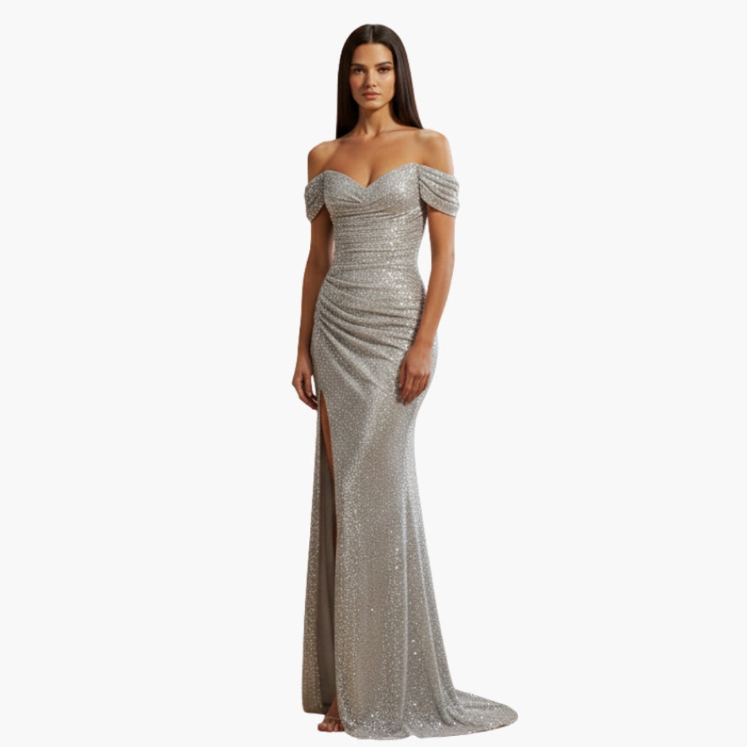 Abito da cerimonia lungo elegante