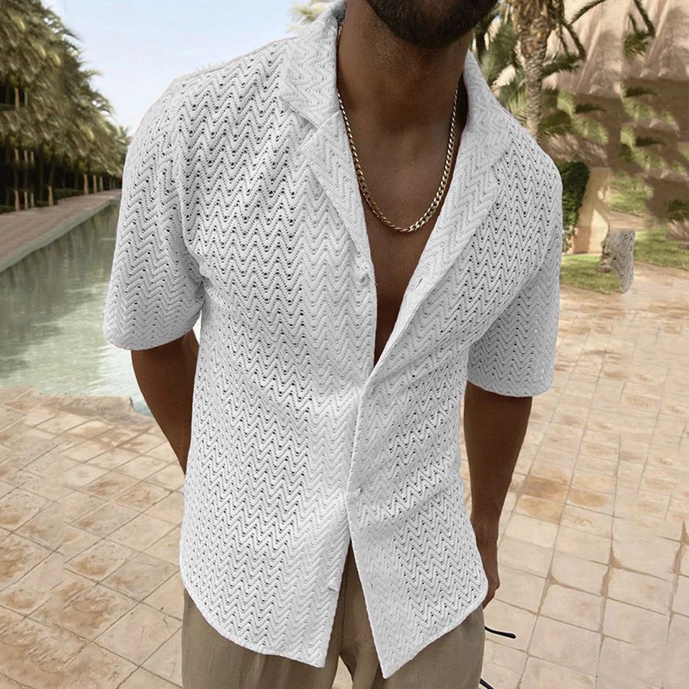 Camicia polo uomo estiva