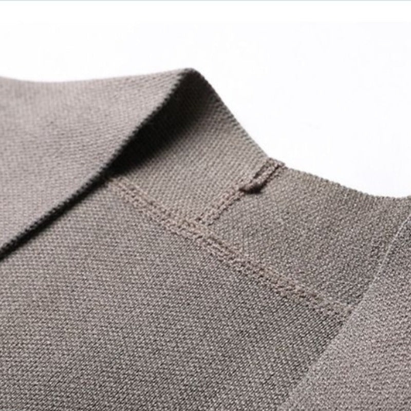 Cardigan Uomo in Maglia Fatto a Mano Vestibilità Classica