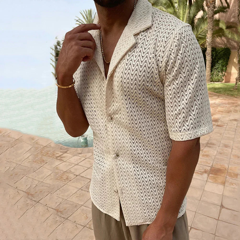Camicia polo uomo estiva