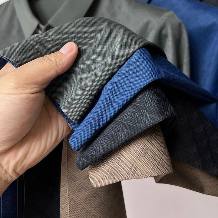 Polo Uomo in Nanosilk Vestibilità Sartoriale
