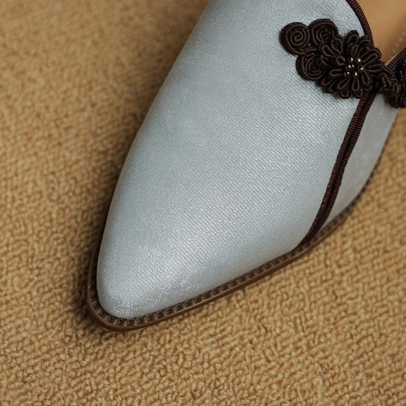 Mules donna suede eleganti