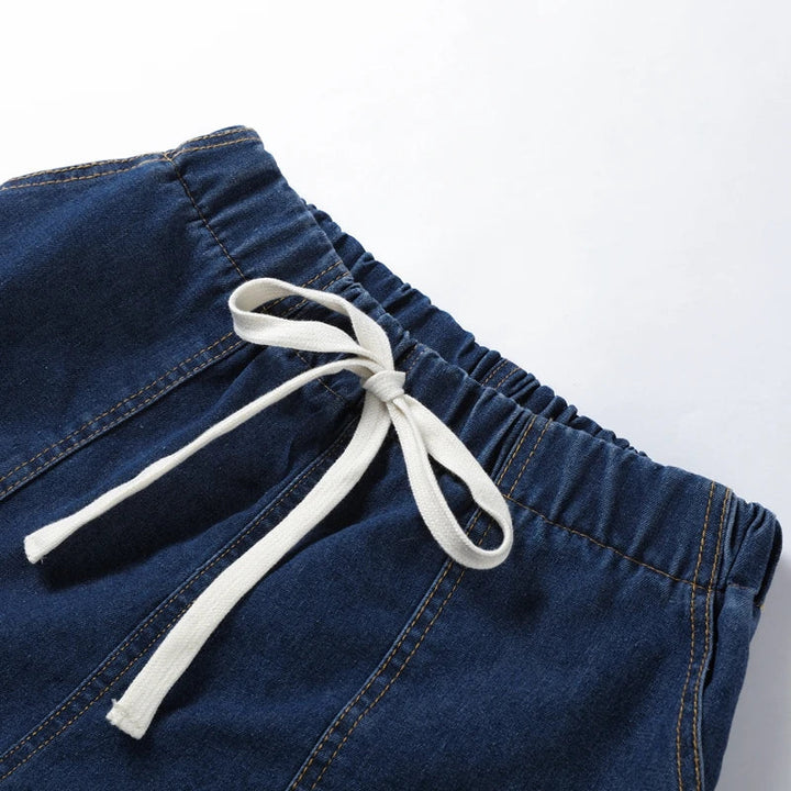 Classico Set Estivo Donna Camicia Shorts Vita Elastica