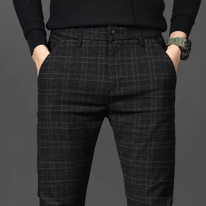 Pantaloni uomo eleganti a quadri