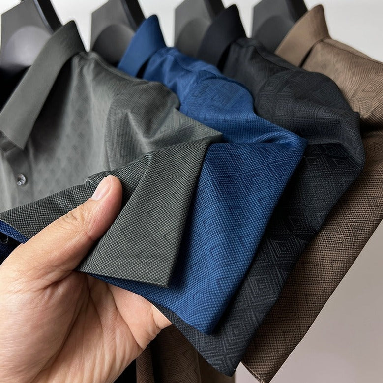 Polo Uomo in Nanosilk Vestibilità Sartoriale