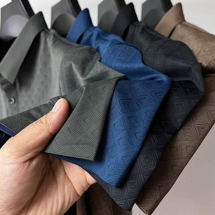 Polo Uomo in Nanosilk Vestibilità Sartoriale