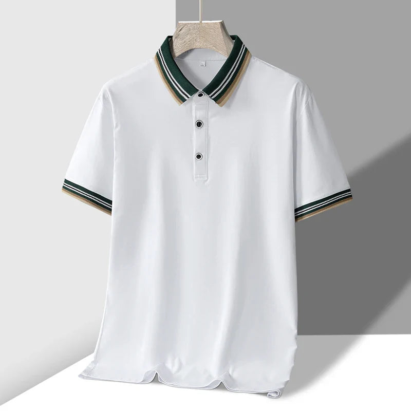 T shirt polo lussuosa uomo